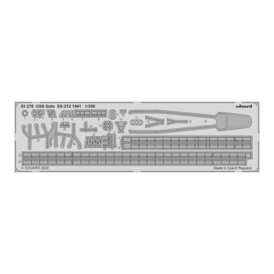 Eduard USS Gato SS-212 Quick Start Manual