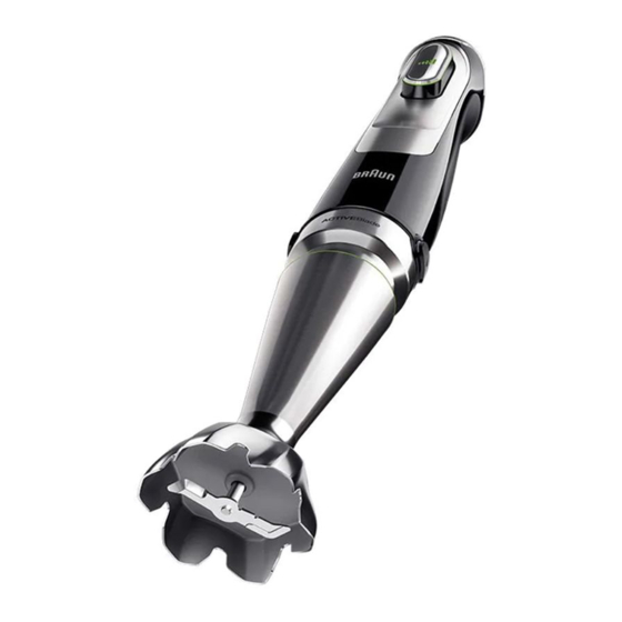 Braun MultiQuick 9 MQ 9125 XS Manual