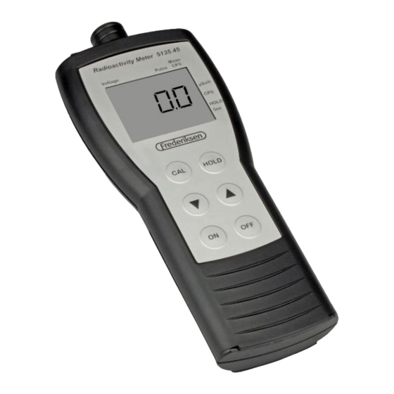 Frederiksen 513545 Quick Manual