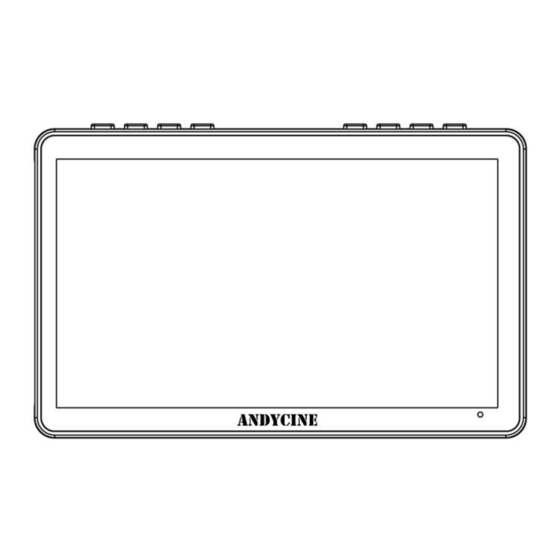 ANDYCINE A6 Max Camera Field Monitor Manuals