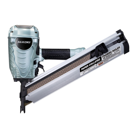 Hitachi Koki NR 90AD Instruction And Safety Manual