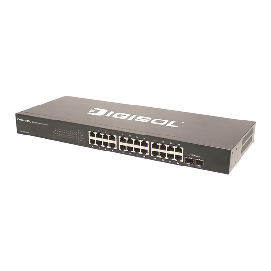 Digisol DG-GS1526 Gigabit Ethernet Switch Manuals