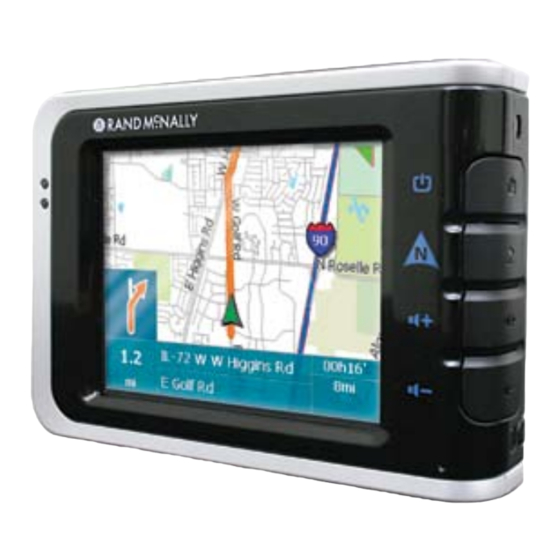 Rand McNally Gps navigator Quick Start Manual
