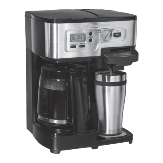 User Manuals: Hamilton Beach 49983A Coffee Maker