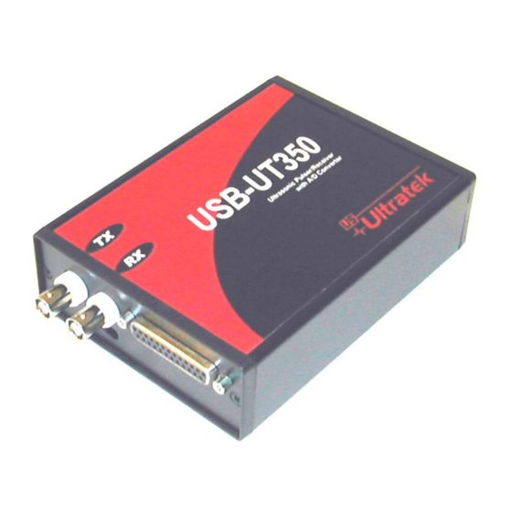 US Ultratek USB-UT350T User Manual
