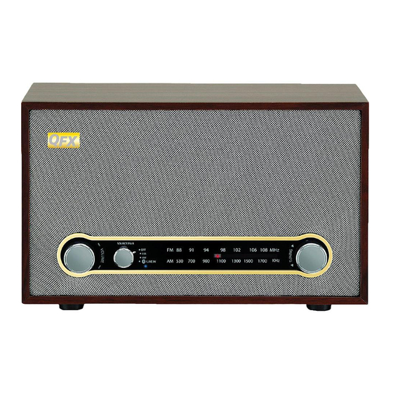 QFX RETRO-100 User Manual