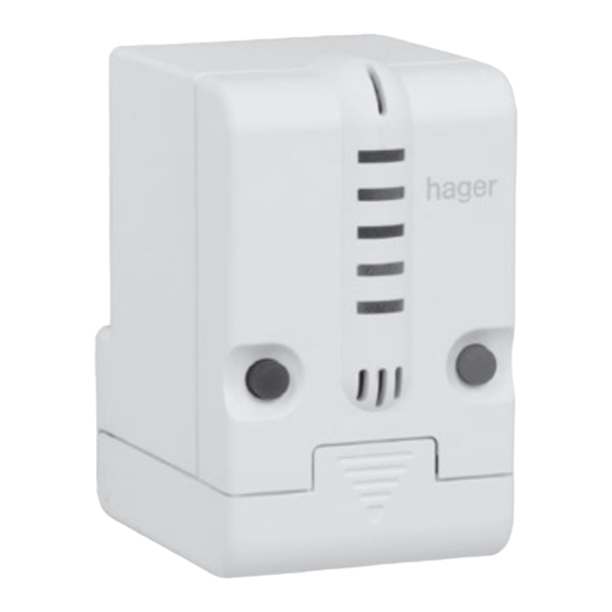 hager TX502 Manual