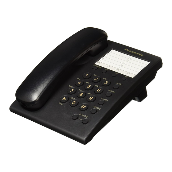 Panasonic KX-TS550MEW Service Manual