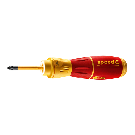 Wiha speedE II Manual