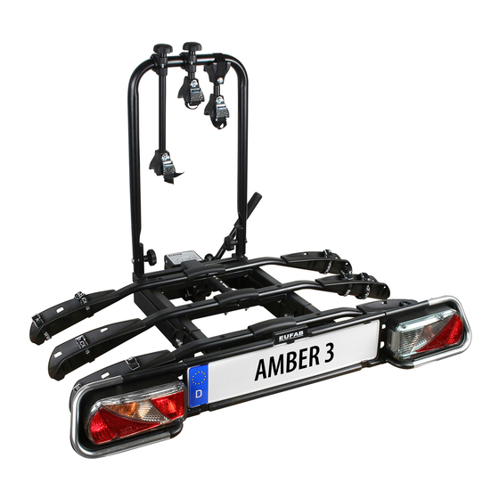 User Manuals: EUFAB AMBER 3 Bicycle Carrier