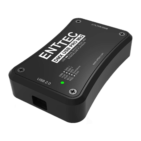 Enttec DMX USB Pro Mk2 User Manual