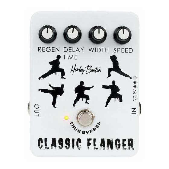 Harley Benton Classic Flanger Manuals