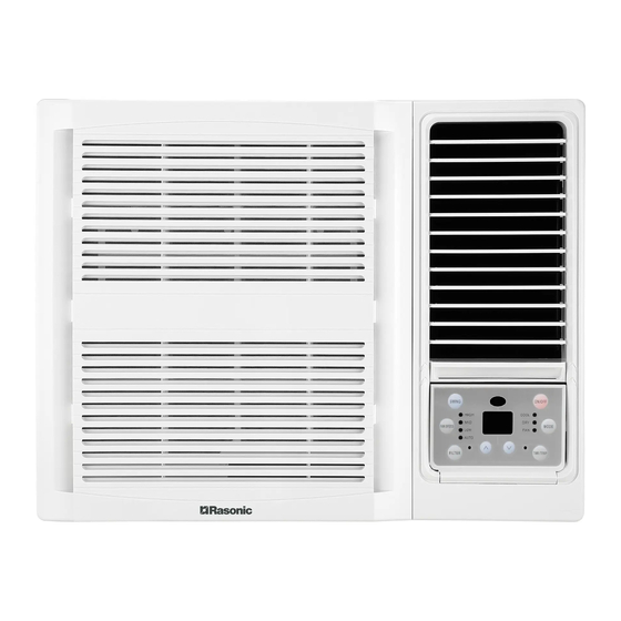 Rasonic RC-X7HA Window Air Conditioner Manuals