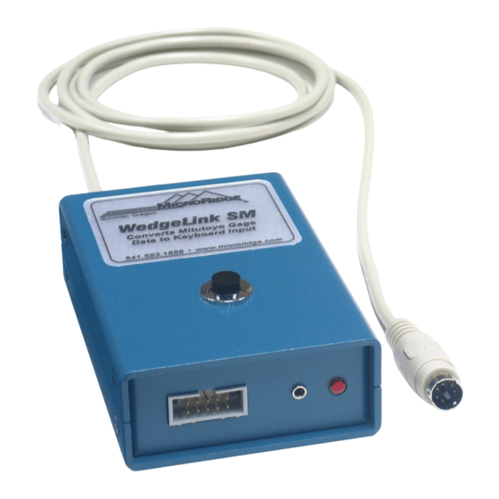 MicroRidge WedgeLink SM User Manual