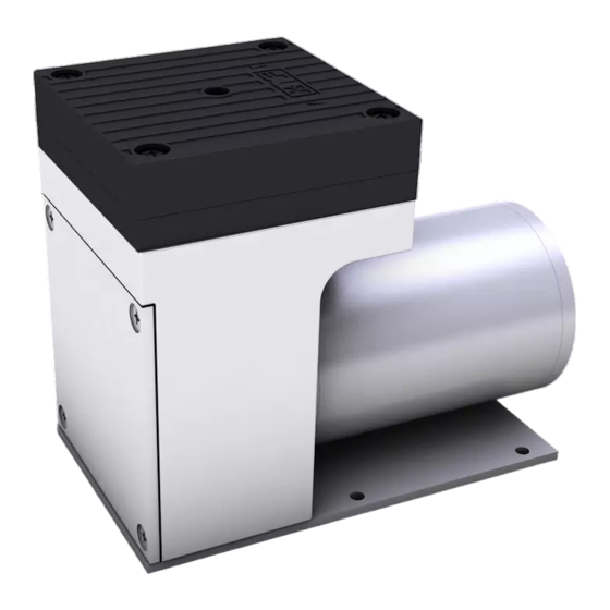 KNF N838 DC Series Translation Of Original Operating And Installation Instructions