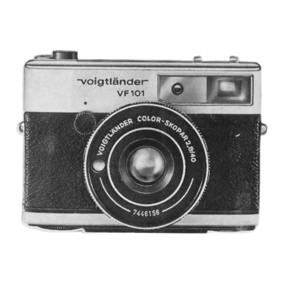 VOIGTLANDER VF101 Manual