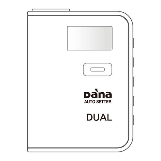 DANA AUTO SETTER DUAL Manual