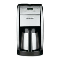 Cuisinart Grind & Brew Thermal DGB-600BCC User Manual