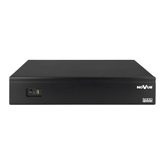 Novus NVR-5836 Manuals