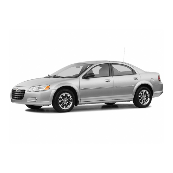Chrysler 2006 Sebring Service Manual