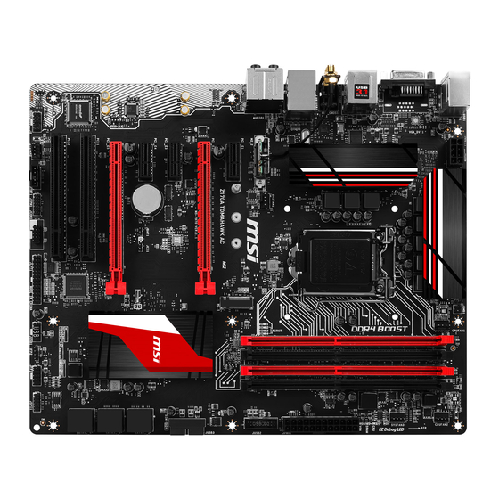 MSI B150A TOMAHAWK User Manual