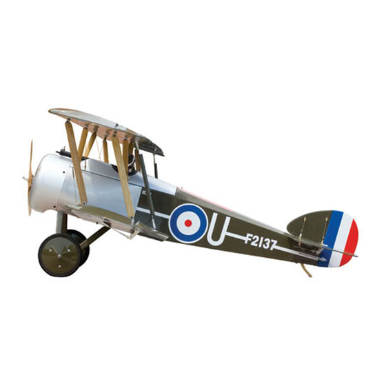 Hangar 9 sopwith camel 60 arf Assembly Manual