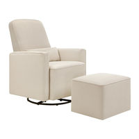 Davinci Olive Glider and Ottoman Care And Maintenance