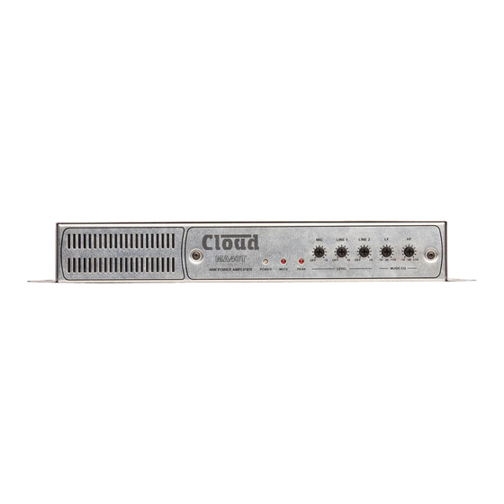 Cloud MA40F Installation And User Manual