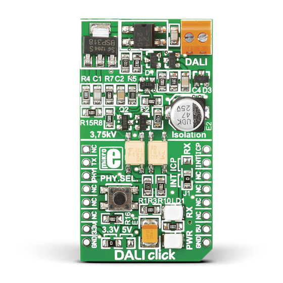 mikroElektronika DALI Click Quick Start Manual