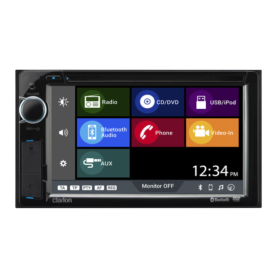 Clarion VX387AU Owner's Manual