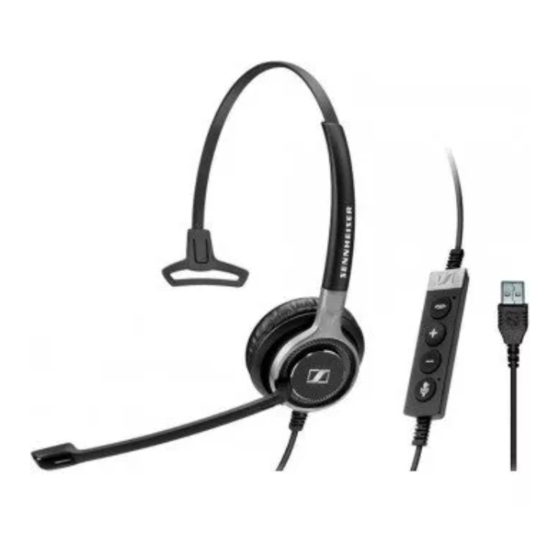Sennheiser SC 630 USB CTRL Quick Manual