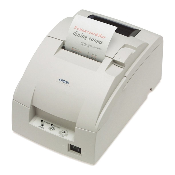 Epson TM-U220 Series User Manual