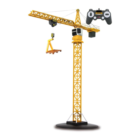 Jamara Turmdrehkran Liebherr 2,4GHz Instructions Manual