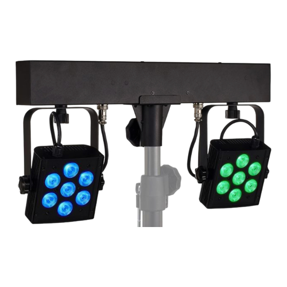 thomann Stairville CLB5 2P RGBWW Compact LED Bar User Manual