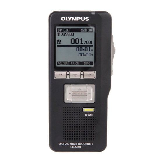 Olympus DS-5500 Instruction Manual