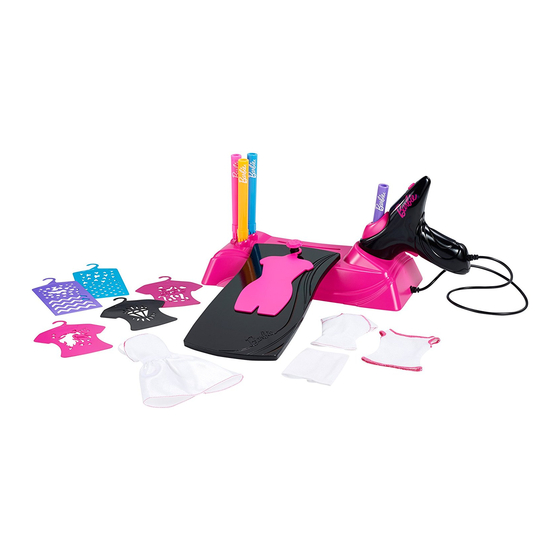 Mattel Barbie Airbrush Designer Instructions Manual
