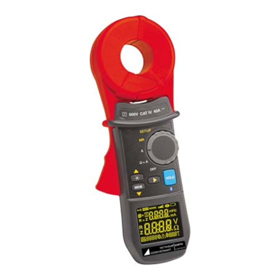 Gossen MetraWatt MetraClip Earth Quick Start Manual