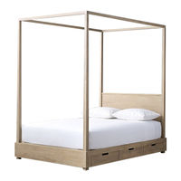 RH Teen CALLUM 6-DRAWER TWIN/FULL STORAGE CANOPY BED Manual