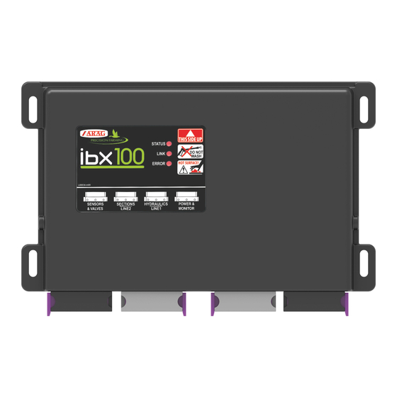 ARAG IBX 100 Installation, Use And Maintenance Manual