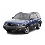 Subaru Forester 2.5X 2003 Technicians Reference Booklet