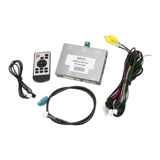 Nav TV W205-N RVC Manual