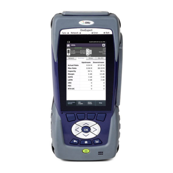 Viavi OneExpert DSL User Manual