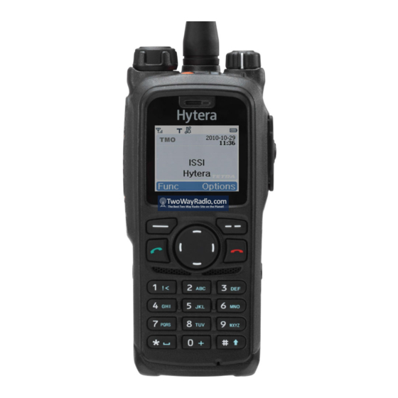 Hytera TETRA PT580H F5 Manual