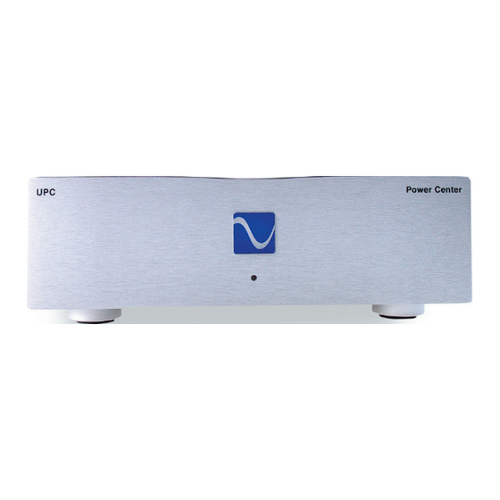 PS Audio UPC-200 Owner's Reference Manual