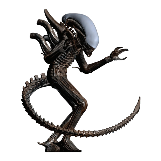 Hachette ALIEN XENOMORPH Assembly Manual