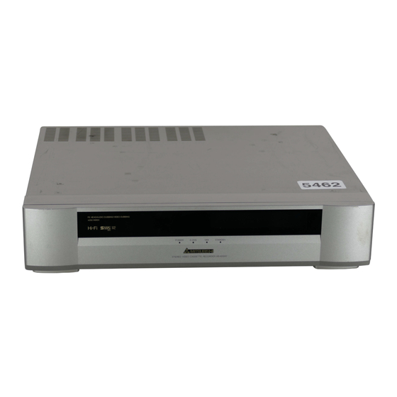 Mitsubishi HS-M1000 Installation And Operation Manual