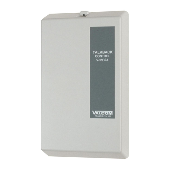 Valcom V-9936A User Manual