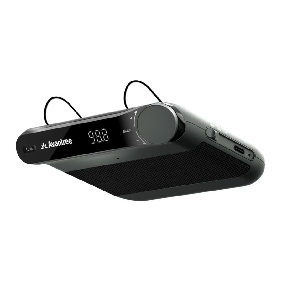 Avantree Roadtrip BTCK-12 - Wireless Car Speakerphone Manual