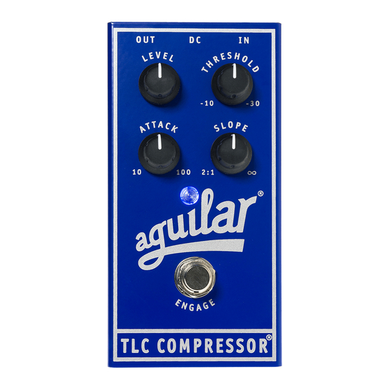 Aguilar TLC COMPRESSOR Owner's Manual
