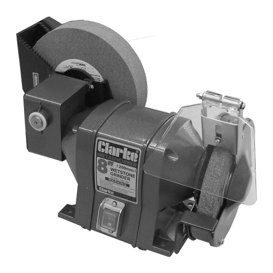 Clarke CBG8W Operating & Maintenance Instructions